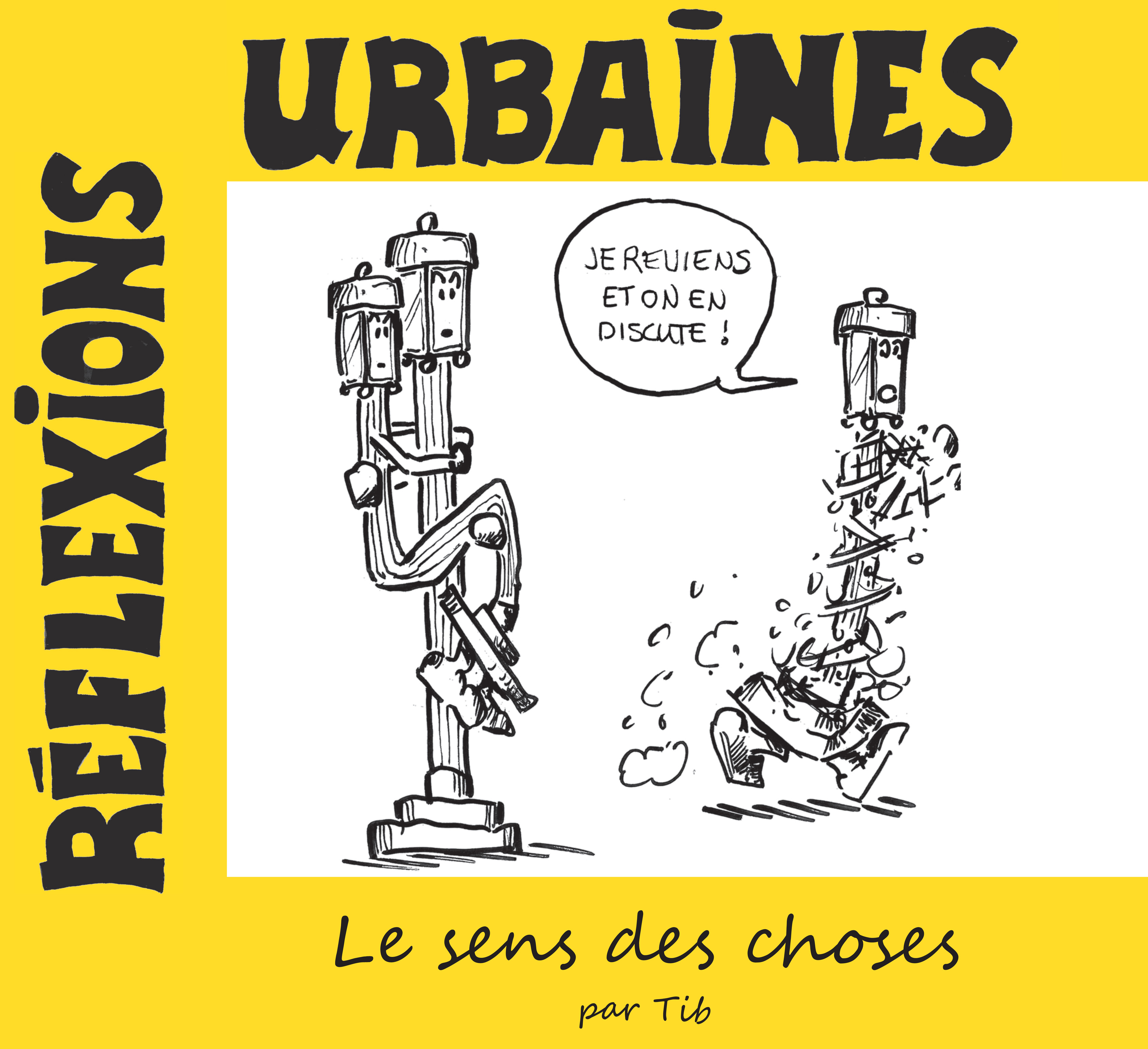 Pages couverture du livre Le sens des choses par TIB chez Les éditions du perroquet anarchiste